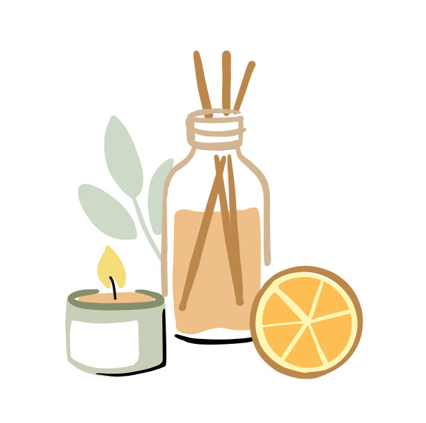 香薰家居包装扩散器和香薰蜡烛图片下载