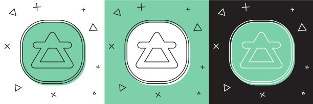 设置气元素符号炼金术图标图片下载