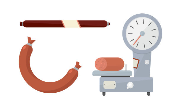 卖香肠的肉店或肉市场图片下载