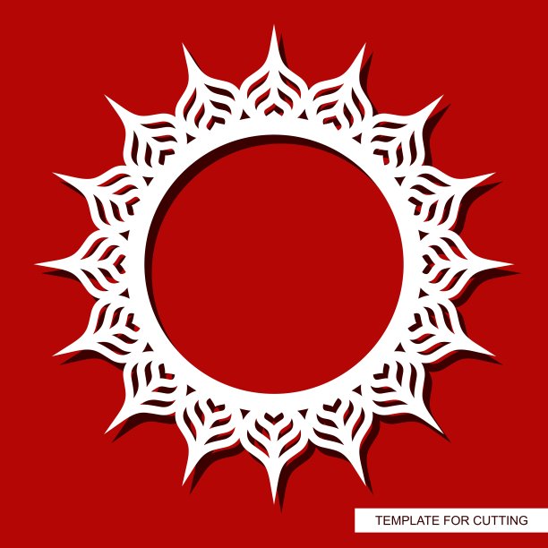 圆框的照片或镜子。图片下载