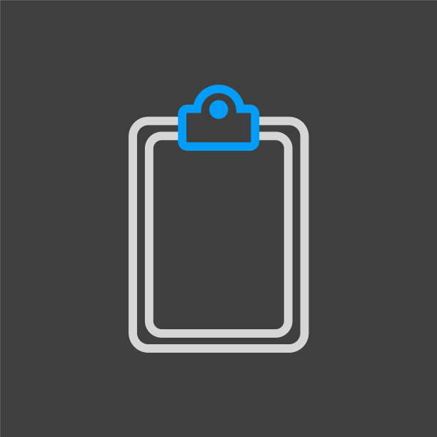 剪贴板图标隔离在白色上图片下载