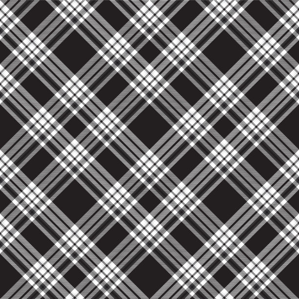 黑白相间的花格格子纹路图片下载