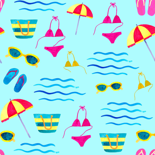 海滩模式图片下载