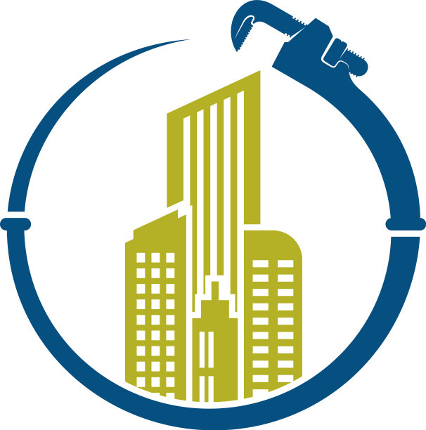 建筑管道标志设计创意管道图片下载