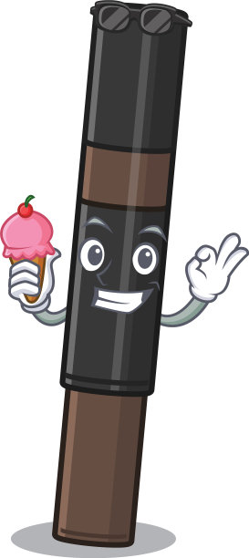 一个卡通画眉筒图片下载