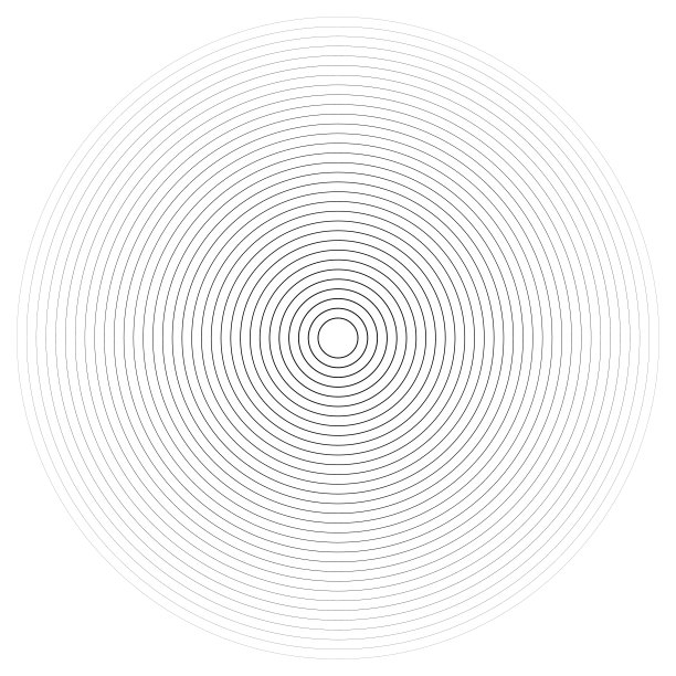 同心圆线性，中性圆元素。图片下载