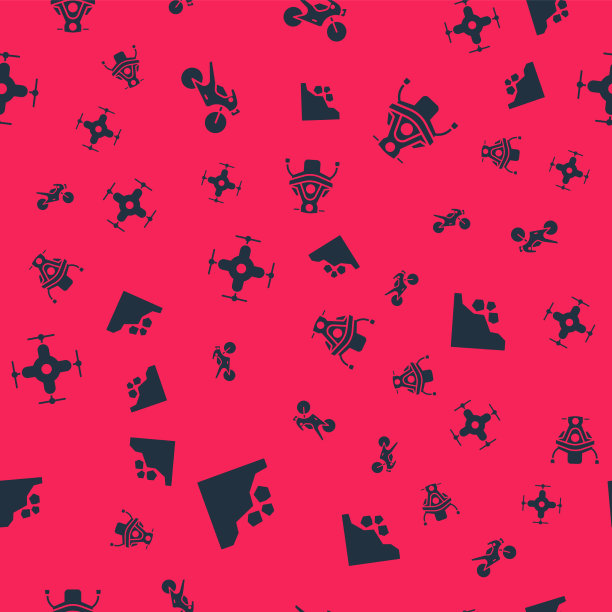 设置滑坡摩托车无人机飞行和图片下载