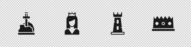 在石剑公主城堡里设塔而设图片下载