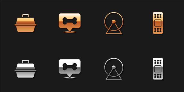 设宠物提箱、狗骨、仓鼠轮等图片下载