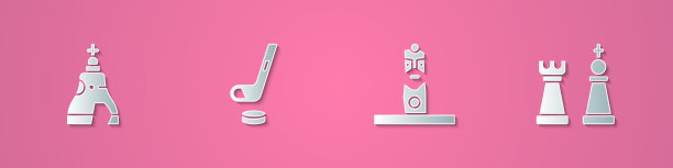 Set paper cut the沙皇钟ice hockey stick and图片下载