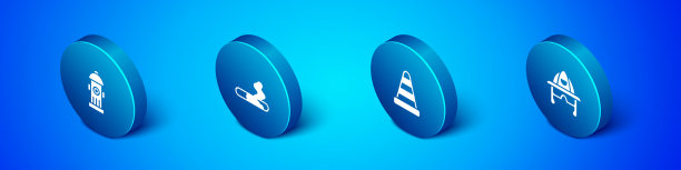 设置等距消火栓交通锥图片下载