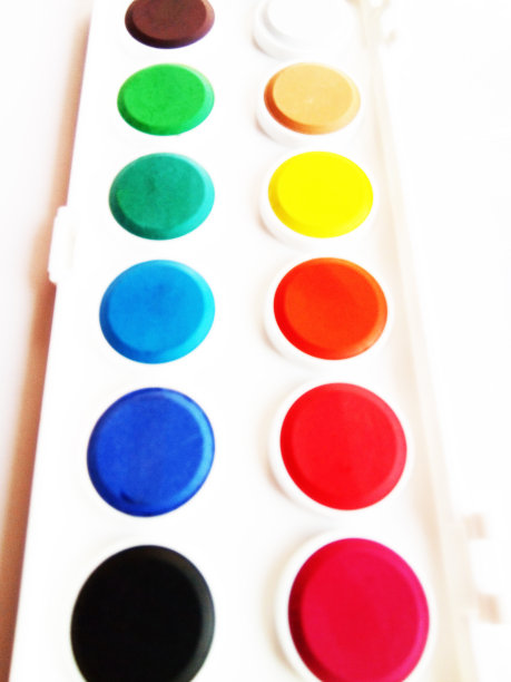 水彩调色板用于绘画图片下载