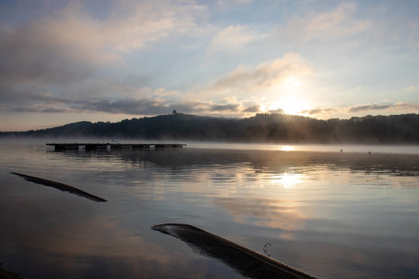 平静的湖图片下载