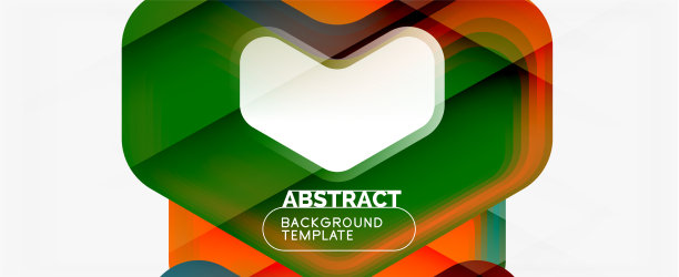 三维箭头几何构成抽象图片下载