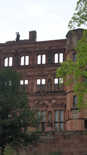 德国海德堡的废墟图片下载