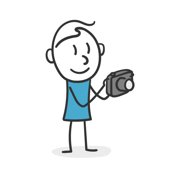 摄影的火柴人图片下载