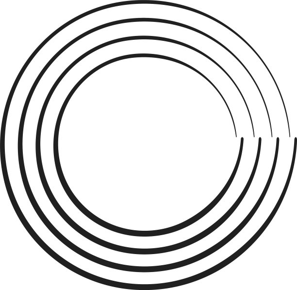 同心辐射圆元件图片下载