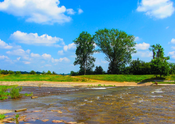 德国萨克森的穆尔德河图片下载