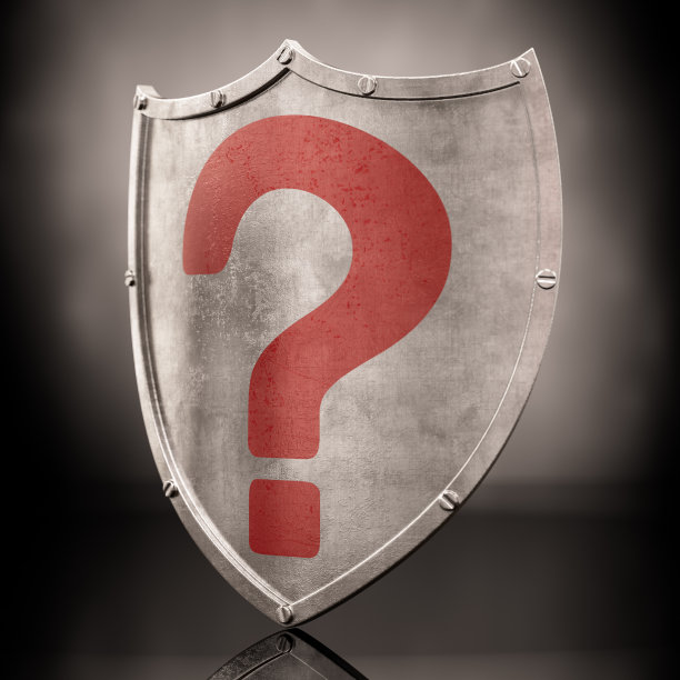 带问号的银盾图片下载