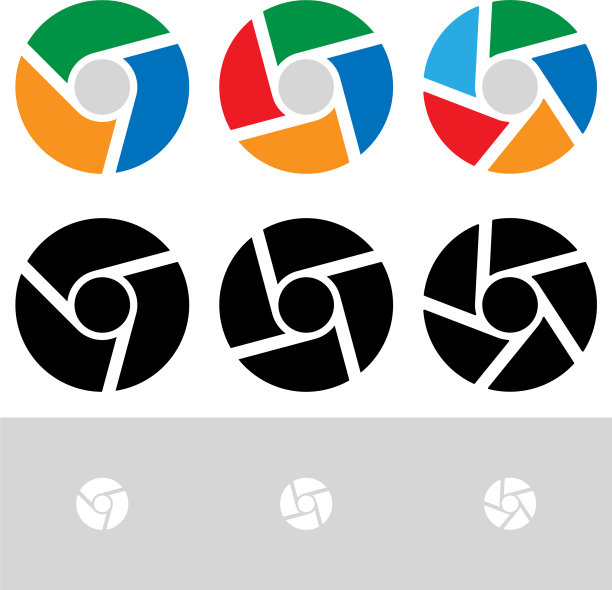 分段圆孔径状几何圆图片下载