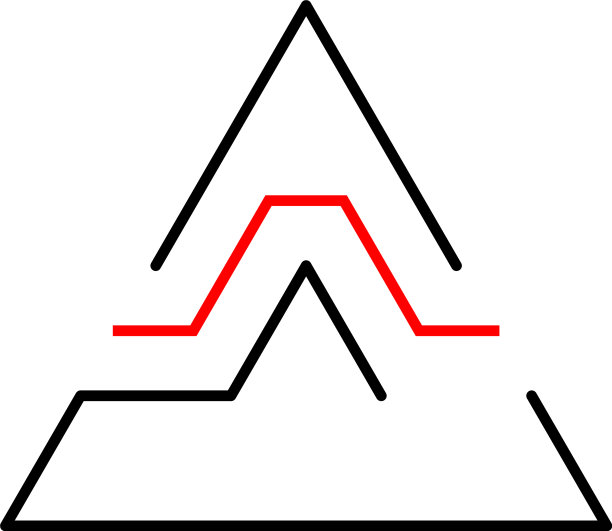 现代最小几何线条标志图标图片下载