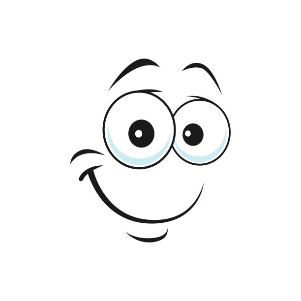 满意的表情支持中心机器人和善的微笑图片下载