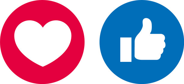 喜欢和爱的图标图片下载