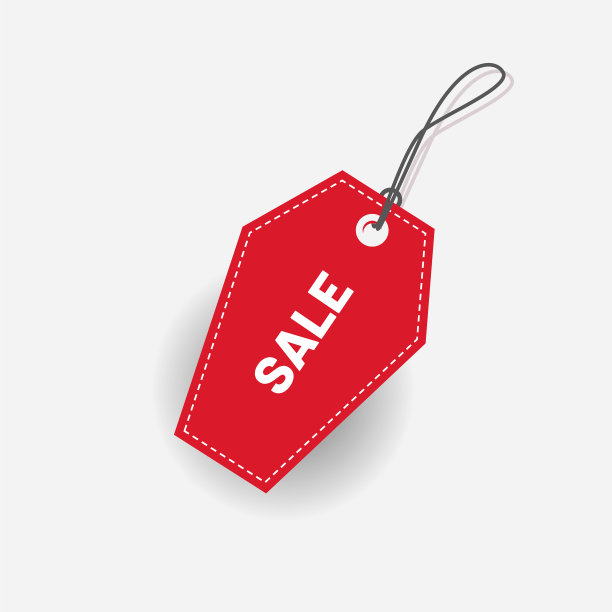 红色折扣标签50 off标签图片下载
