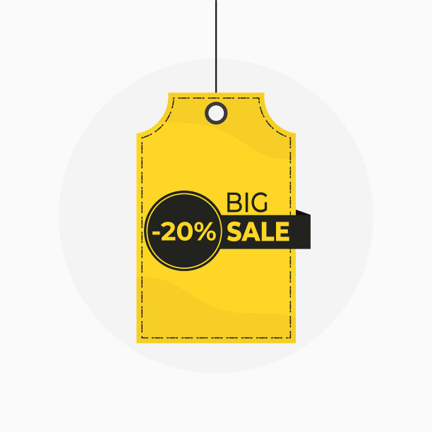 标签大减价20折图片下载