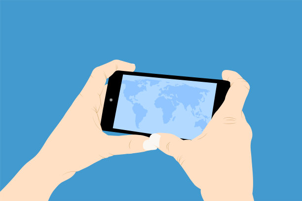 世界旅游，路线，旅游，度假，地图，科技，手持电话图片下载