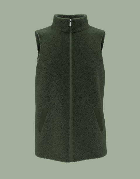 羊毛无袖夹克模型图片下载