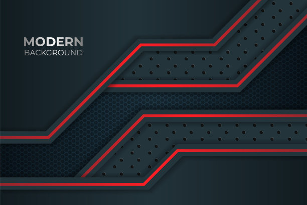 暗现代重叠现实灰色和红色图片下载