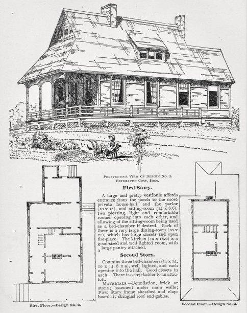 维多利亚住宅建筑方案2图片下载