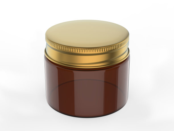 空白化妆品霜和凝胶瓶的品牌和模型。图片下载