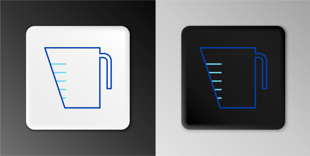 线量杯测量干和液体食品图片下载