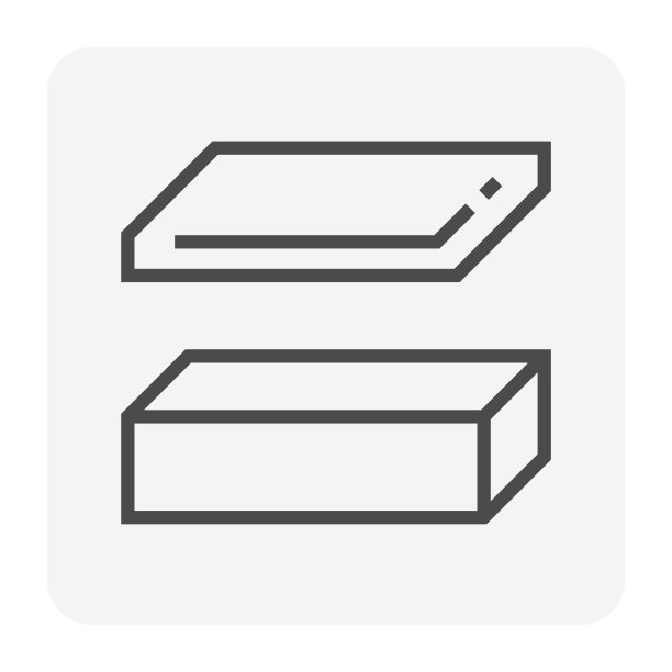 钢产品矢量图标。64x64像素完美和可编辑的线描边。图片下载