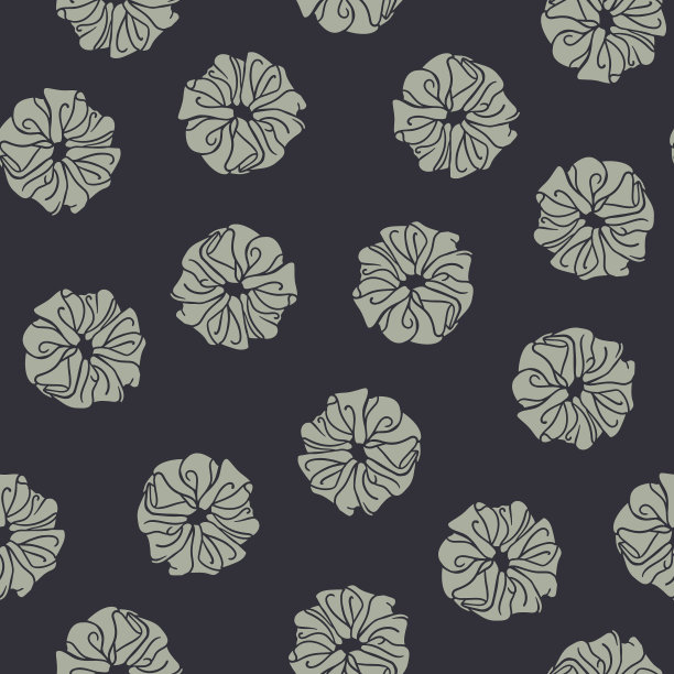 矢量缠结无缝重复模式。图片下载