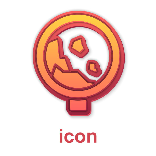 金色路标警告雪崩和岩崩图片下载