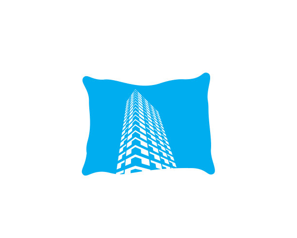 摩天大楼和枕头图片下载