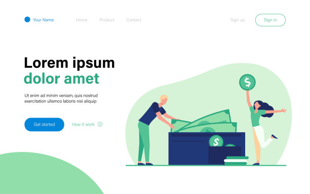 夫妇数钱包里的现金图片下载