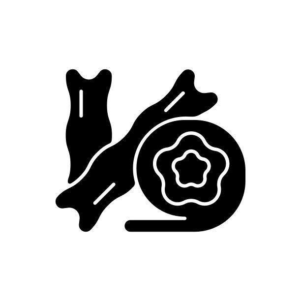 豆腐皮上黑黑的字形图标图片下载