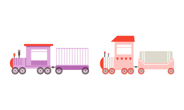 玩具火车或火车机车作为铁路运输图片下载