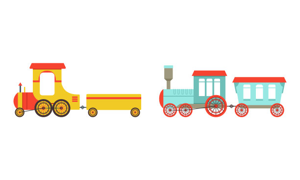 玩具火车或火车机车作为铁路运输图片下载