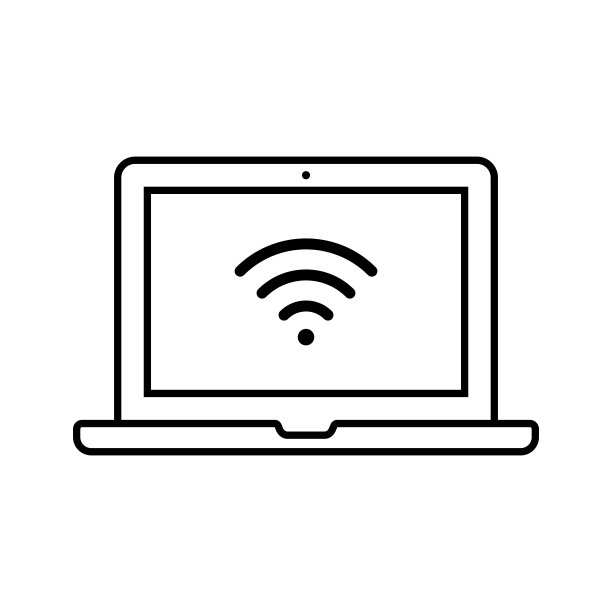 简单的矢量图标为wifi，互联网，网络，无线，个人电脑和更多。图片下载