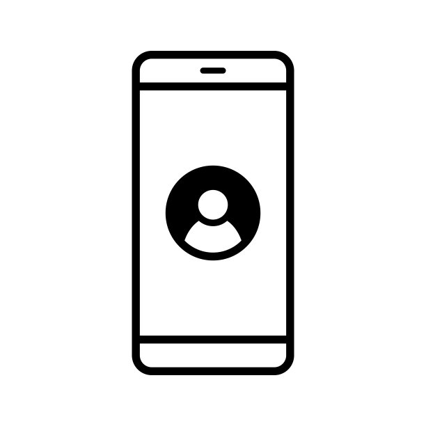 简单的矢量图标，帐户，用户，个人信息，智能手机和更多。图片下载