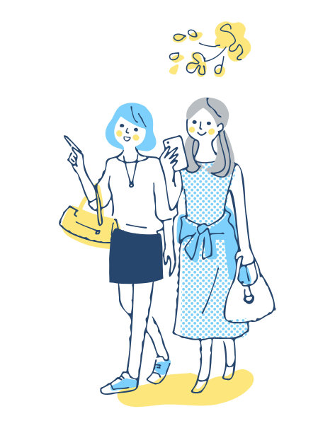 两个年轻女人走在一起图片下载