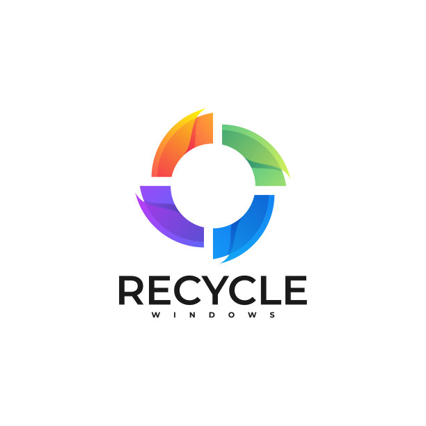 标志循环渐变色彩风格图片下载