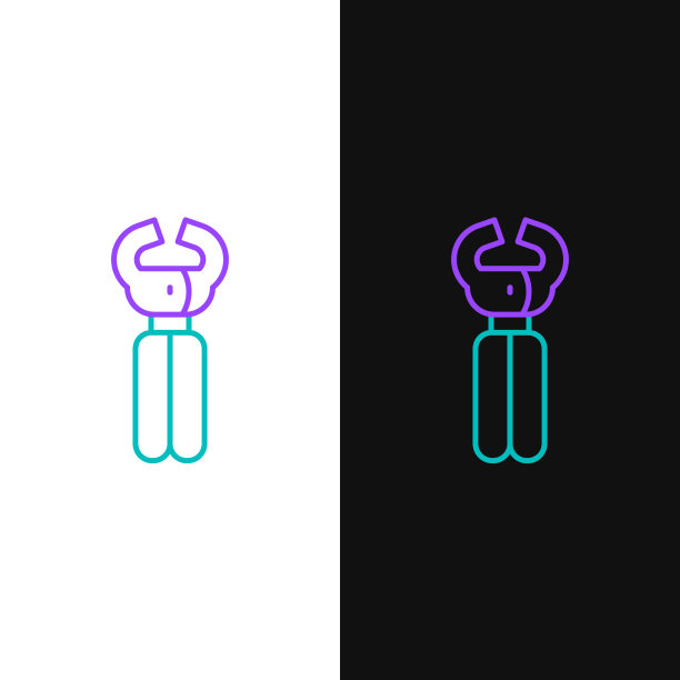 线剪子梳理宠物图标孤立上图片下载