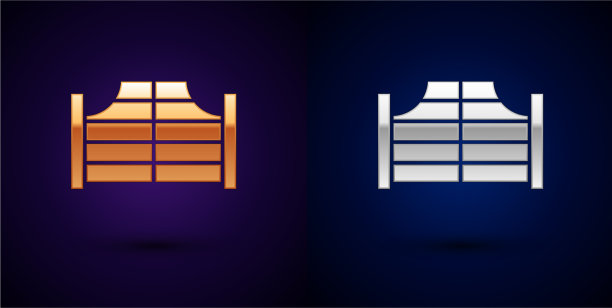 金和银的旧西方摆动沙龙门图片下载