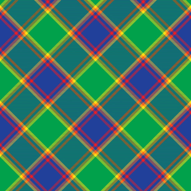 彩虹人字形格子呢纹理无缝图片下载